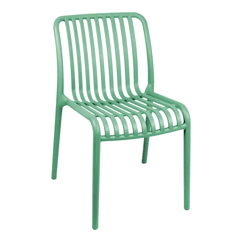 Scaun exterior Zoi, Polipropilenă, Diverse culori, 49x58x80 cm - Mentă