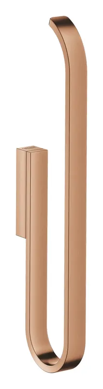 Suport rezerva hartie igienica Grohe 41067DL0, Selection, 2 role, montare pe perete, fixare ascunsa, mat, cupru