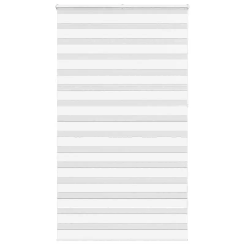 jaluzea tip zebra alb latime tesatura 120,9 cm poliester