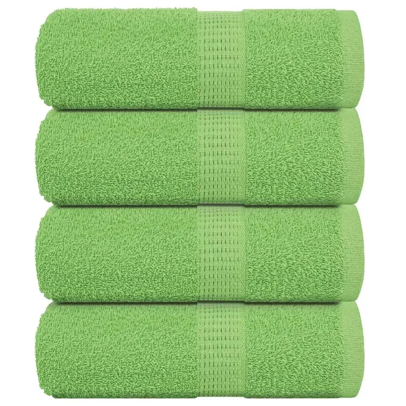 prosoape pentru oaspeti 4 buc verde mar 360 g/m2 100% bumbac