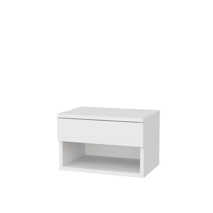 Noptiera JAMOT, suspendata, alb, 44,6x29x31,9 cm