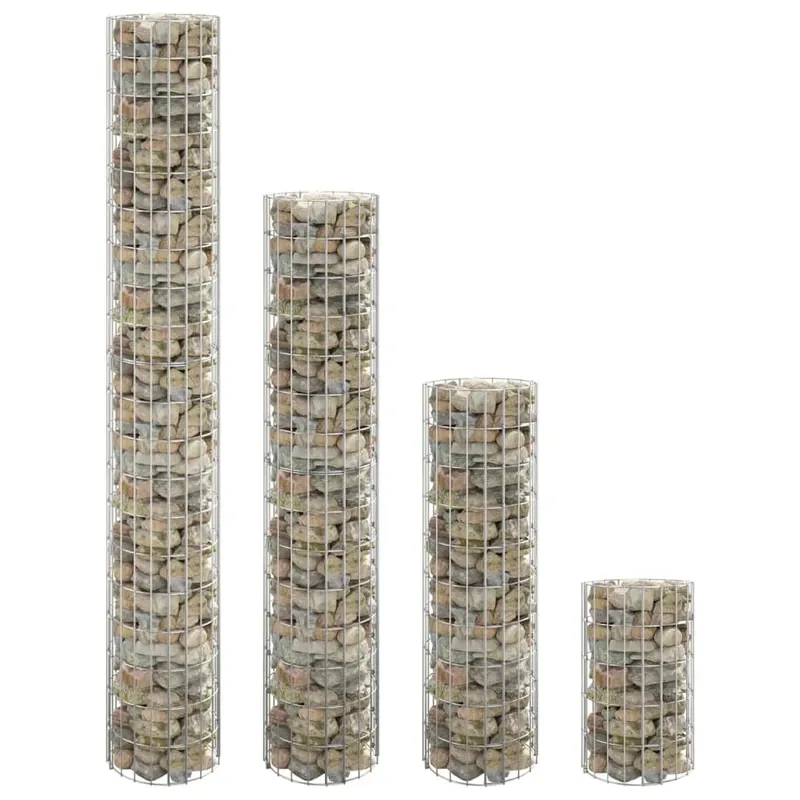 straturi inaltate gabion 4 buc. Ø30x50/100/150/200 cm circulare
