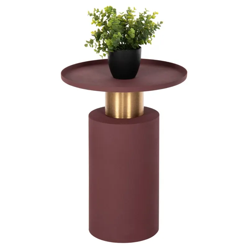 Masuta de cafea SAVER Ø36 x 47 CM - Visiniu