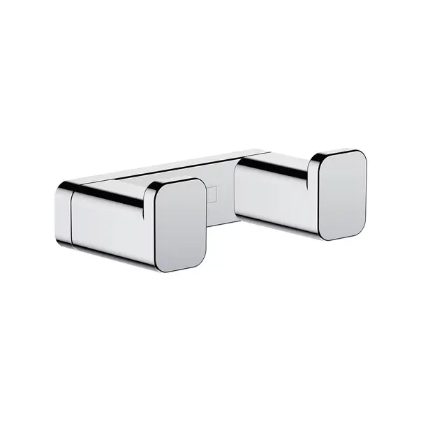 Cuier dublu Hansgrohe AddStoris crom lucios