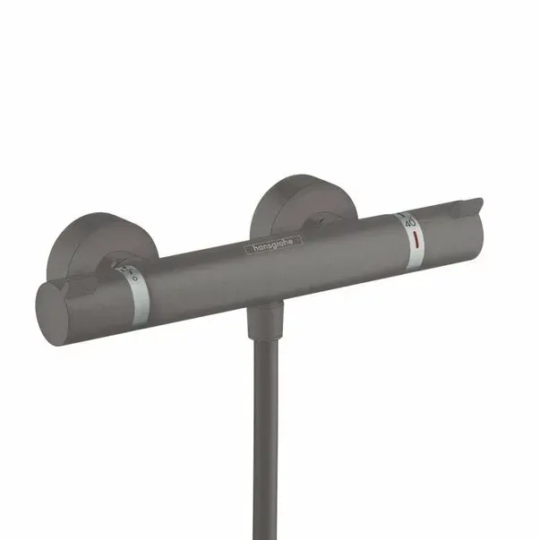 Baterie dus termostatata Hansgrohe Ecostat Comfort negru - crom periat