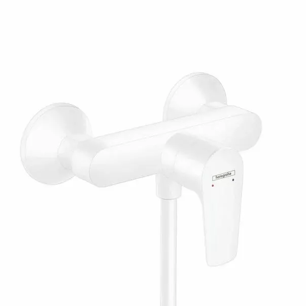 Baterie dus Hansgrohe Talis E monocomanda alb mat