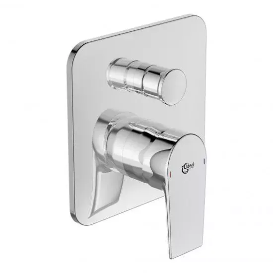 Unitate comanda Ideal Standard Edge, 2 iesiri, necesita valva, crom, A7124AA