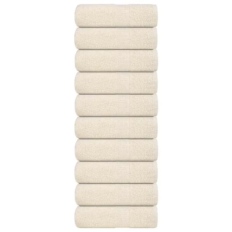 Prosoape de oaspeti, frogn, 10 buc., crem, 30x50 cm, 360 g/m2