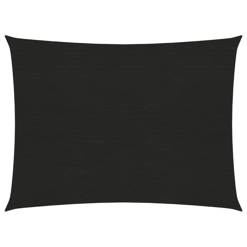 panza parasolar, negru, 3x4 m, hdpe, 160 g/m2