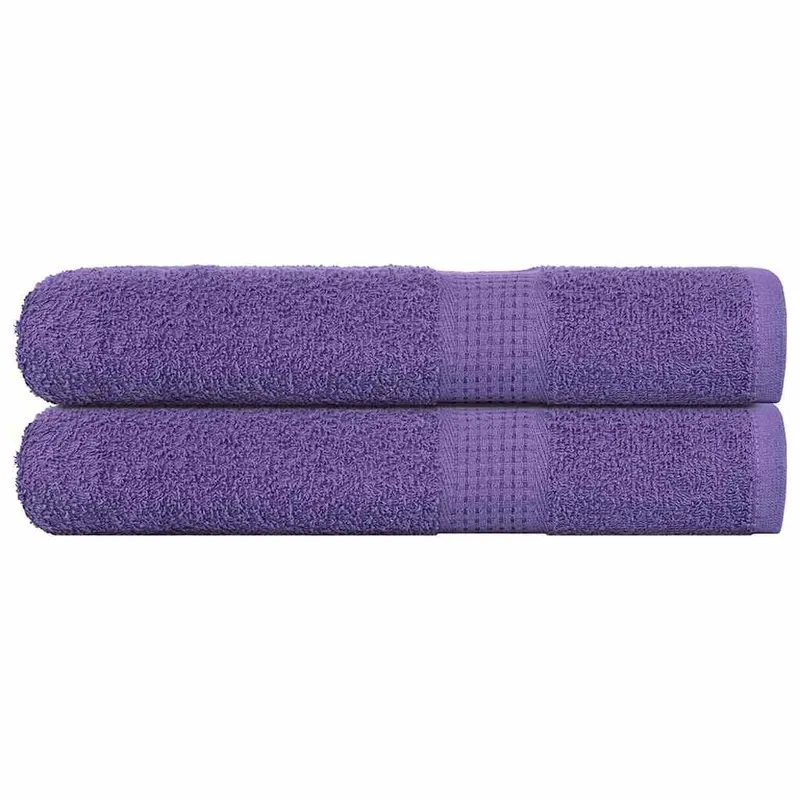 prosoape pentru sauna 2 buc violet 360 g/m2 100% bumbac