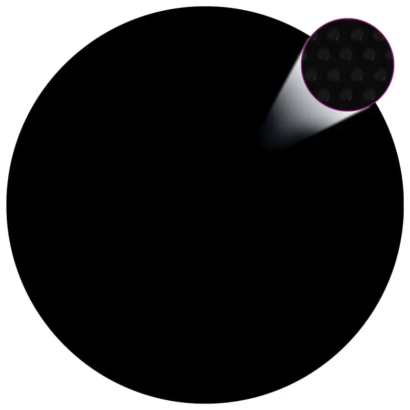 prelata piscina, negru, 300 cm, pe