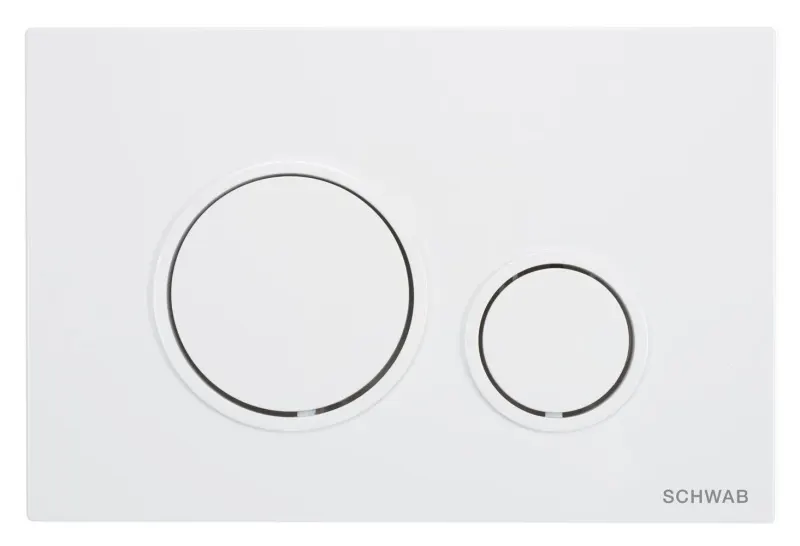 Clapeta de actionare 247x165x14 mm, alba , Schwab Vela
