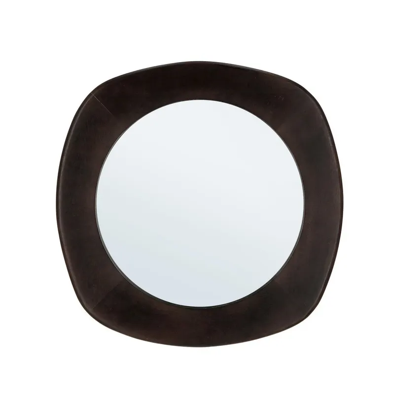 Oglinda de perete DUDHI DARK BROWN Ø54.5 CM
