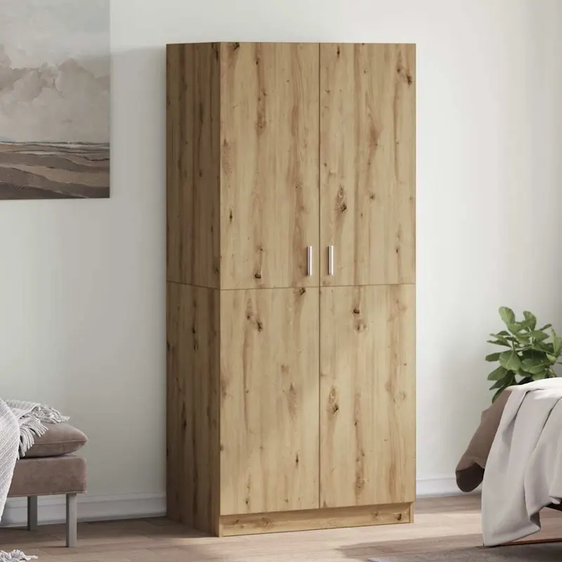 sifonier, stejar artizanal, 90x52x200 cm, lemn prelucrat