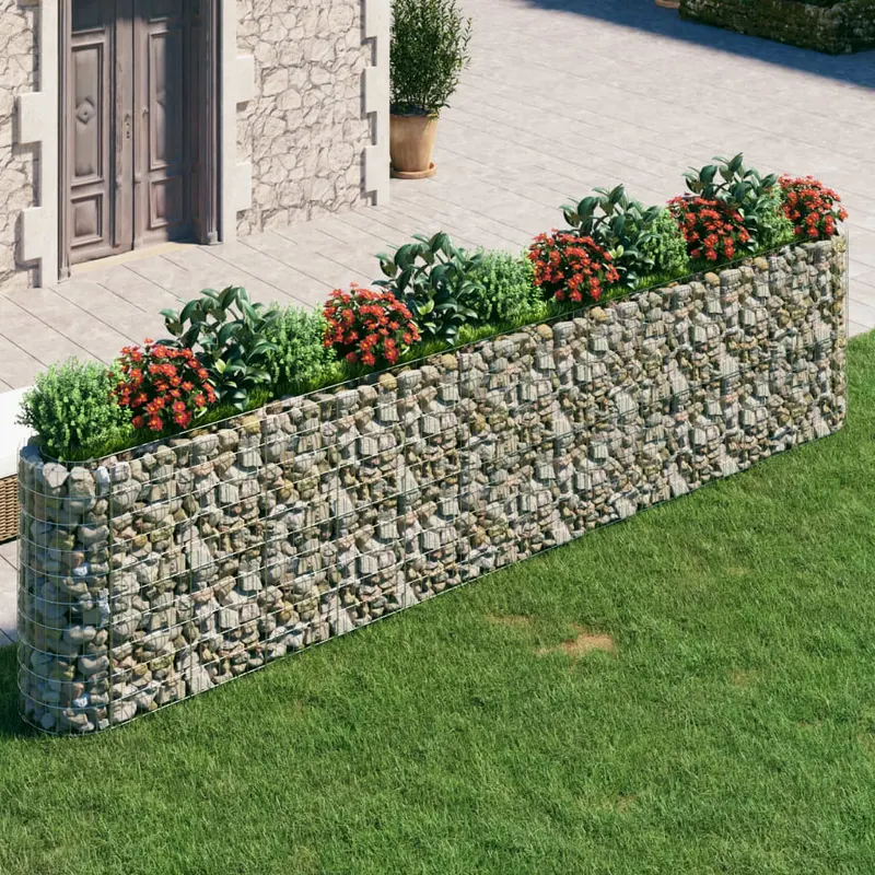 Strat inaltat gabion, 470x50x100 cm, fier galvanizat