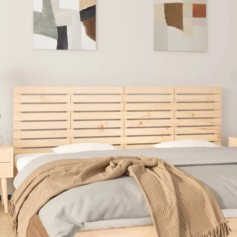 tablie de pat pentru perete, 166x3x63 cm, lemn masiv de pin