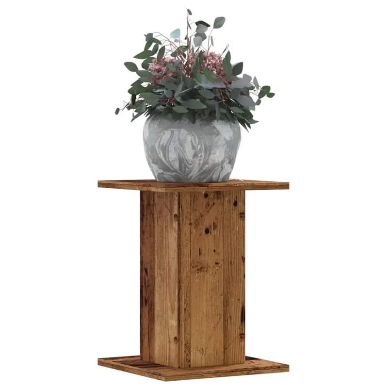 suporturi de plante 2 buc. lemn vechi 30x30x40cm lemn prelucrat