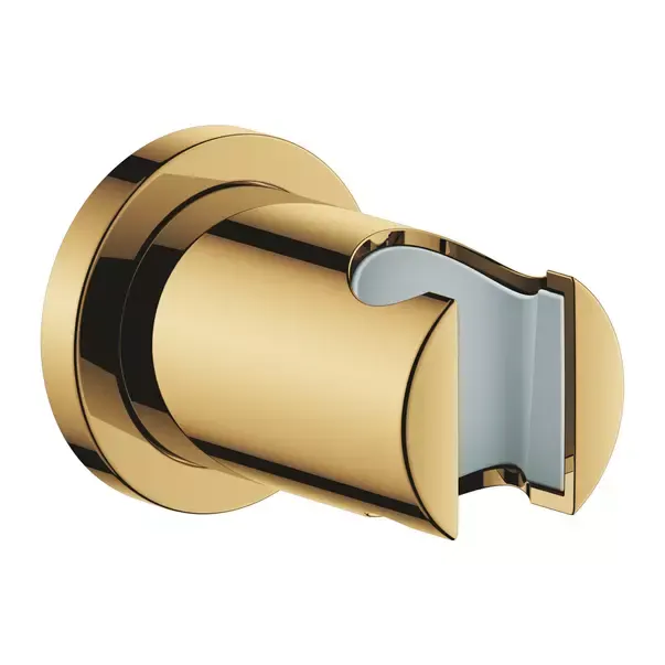 Suport para dus Grohe 27074GL0, 69 mm, 50 mm, universal, pe perete, metal, suport para dus incorporat, Auriu