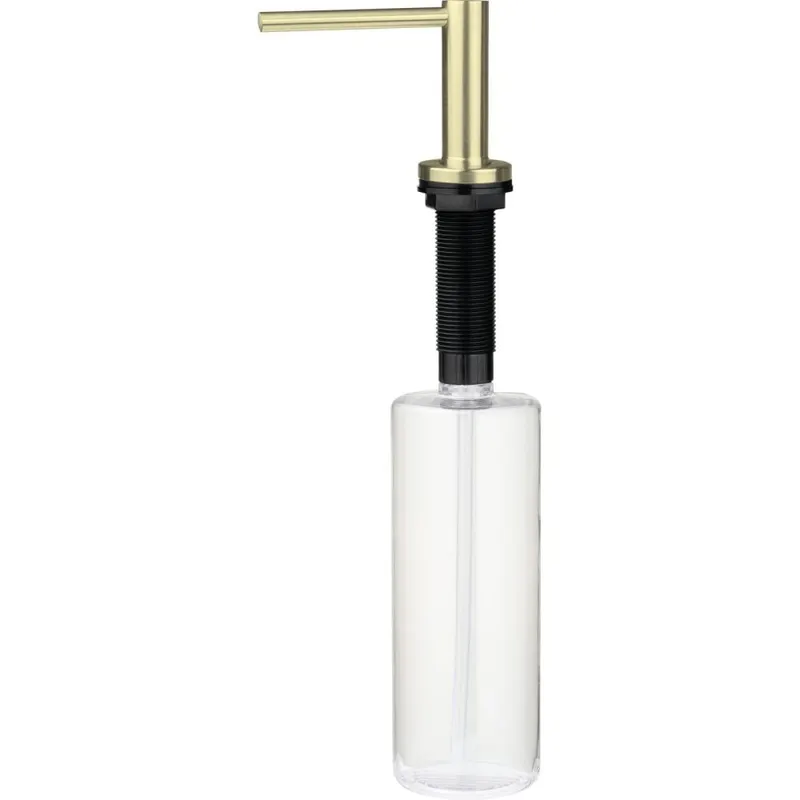 Dozator pentru detergent vase Deante Aster, auriu periat