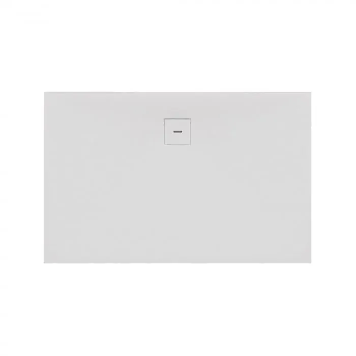 Cadita de dus patrata, din marmura turnata, alba, 100x100x4 cm, KolpaSan Moonwalk