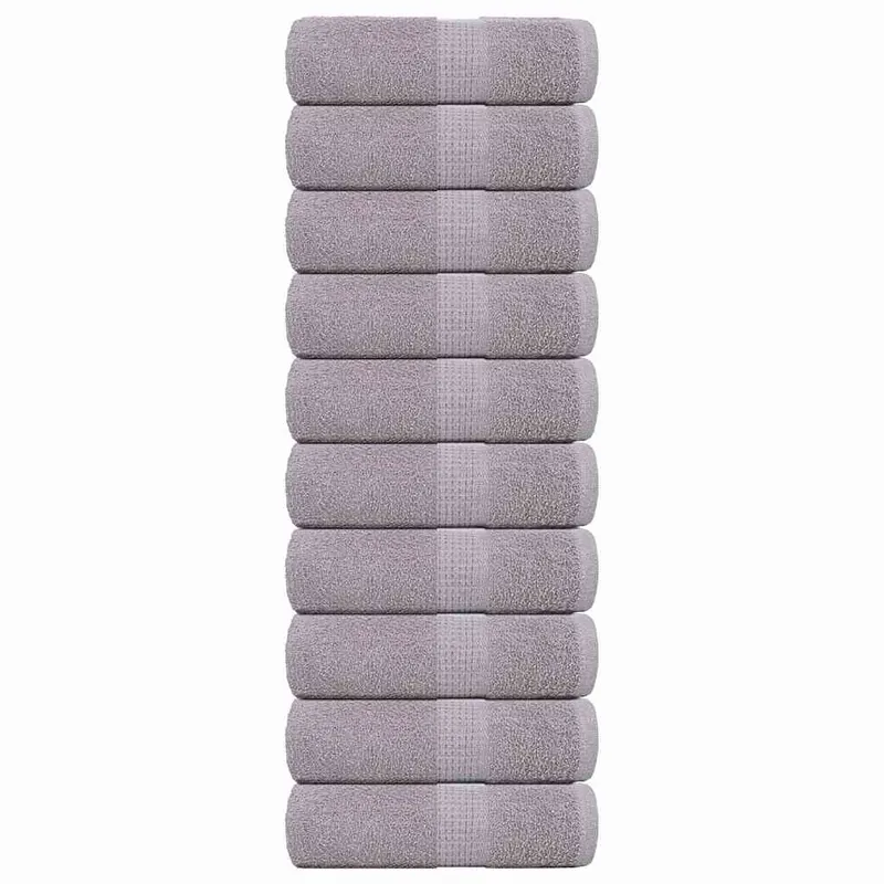 Prosoape de oaspeti, frogn, 10 buc., gri, 30x50 cm, 360 g/m2