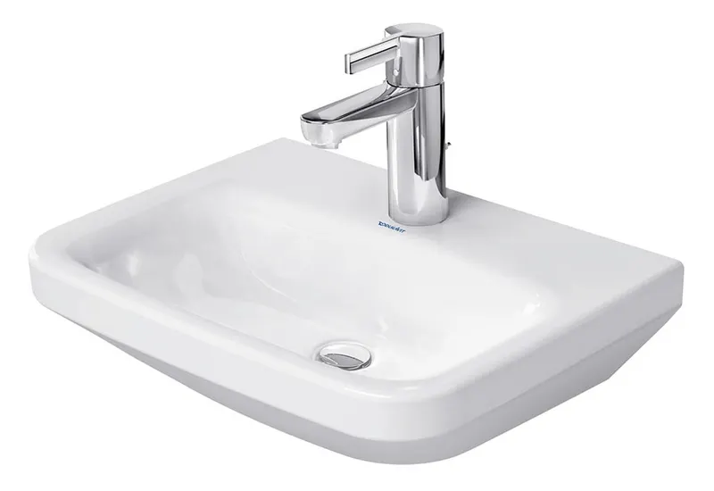 Lavoar Duravit 0708450000, DuraStyle, montaj pe perete, nr orificii baterie fara, zona montaj interior, alb