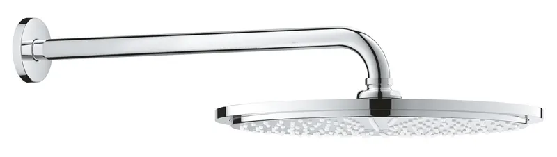 Palarie de dus Grohe 26056000, montaj pe perete, diametru 310 mm, pentru un dus confortabil zilnic, crom