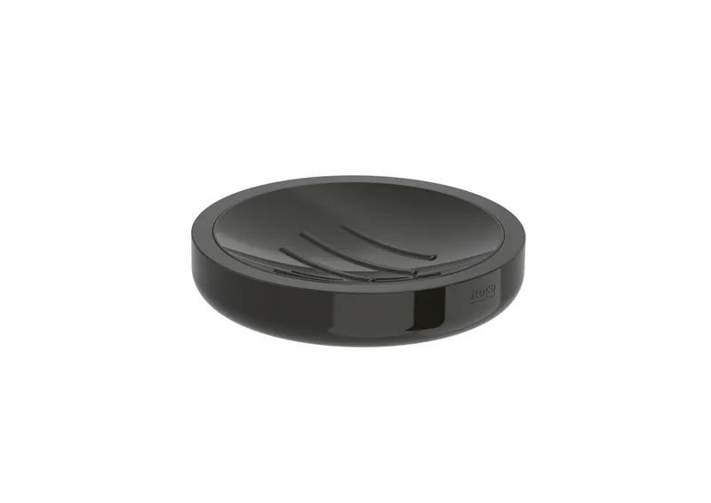 Savoniera Roca A817024CN0, Tempo, tip instalare pe blat, elemente fixare ascunse, seria Tempo, negru