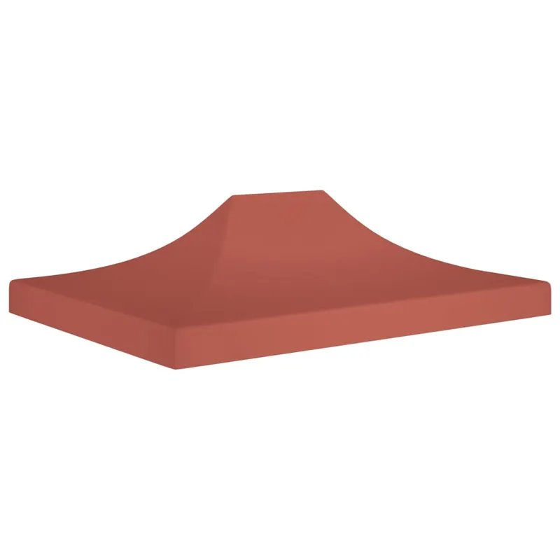 acoperis pentru cort de petrecere, caramiziu, 4 x 3 m, 270 g/m2