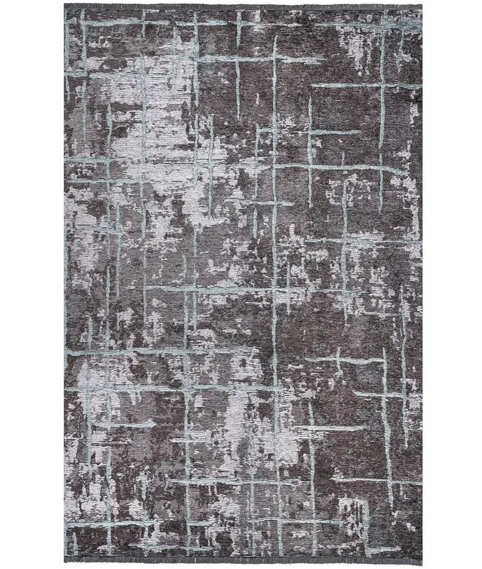 Covor de Hol Memento, Antiderepant, 75x150 cm - Gri / 75 x 150