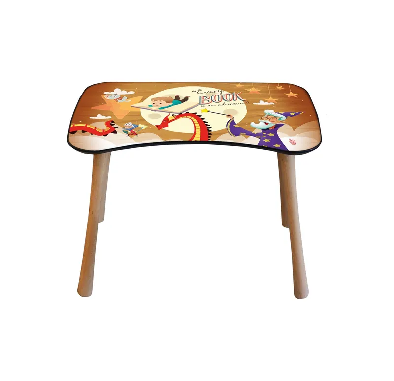 Masă pentru copii PSTE02-TBL, Multicolor, 65x60x41 cm - Multicolor
