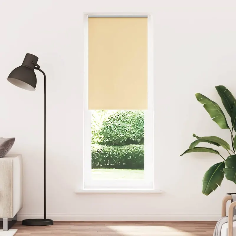 jaluza cu role opace bej 80x230 cm latime material 75,7 cm