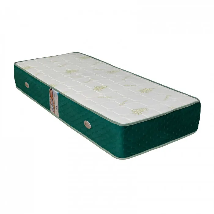 Saltea Superortopedica, 1 parte memory, 1 parte arcuri, 125x200 cm, H 27 cm, alb
