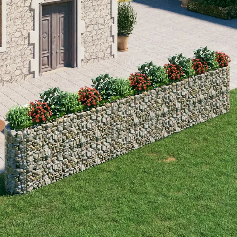 strat inaltat gabion, 540x50x100 cm, fier galvanizat