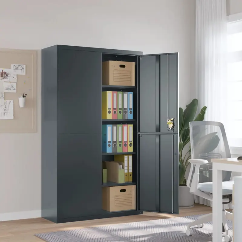 fiset, antracit, 105x40x180 cm, otel
