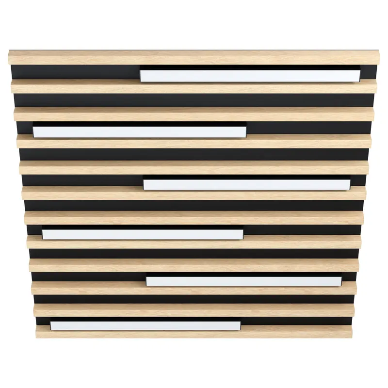 Plafoniera MARREIRA SQUARE LED - Lemn