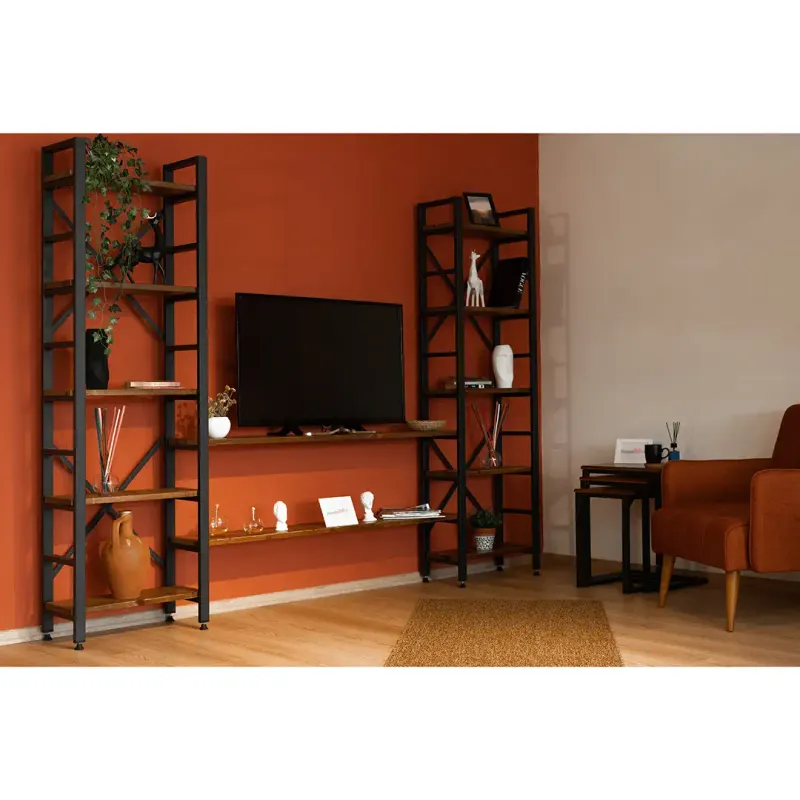 Biblioteca ,solid wood,lemn, seria A-620, ,258x27x185 cm ,630327