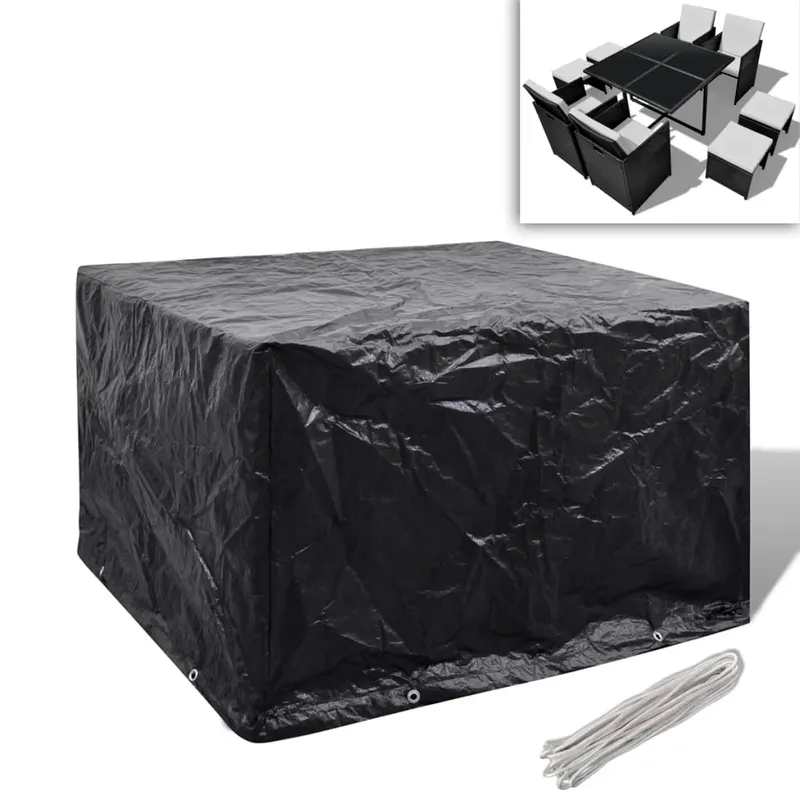 husa mobilier gradina, 8 ocheti, 113x113x73 cm