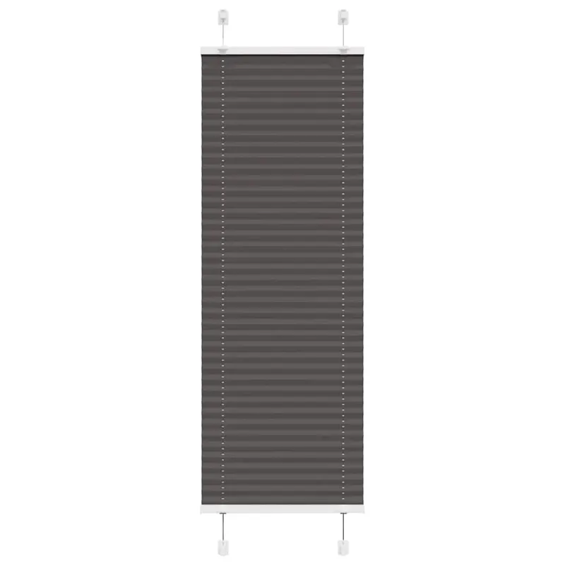jaluza plisata negru 40x150 cm latime tesatura 39,4cm poliester