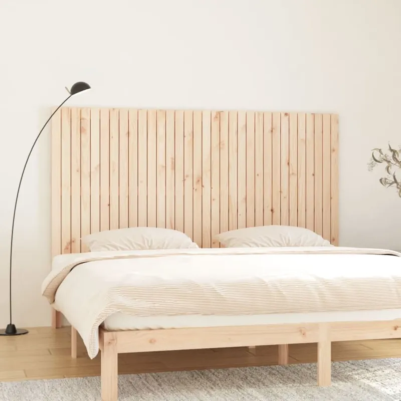 tablie de pat pentru perete, 204x3x110 cm, lemn masiv de pin