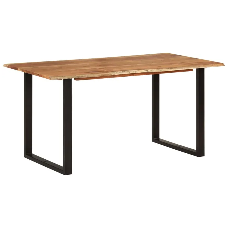 masa de bucatarie, 154x80x76 cm, lemn masiv de acacia
