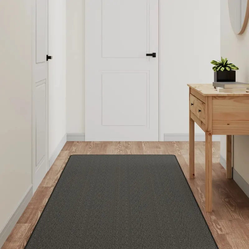 covor traversa aspect sisal, antracit, 80x200 cm