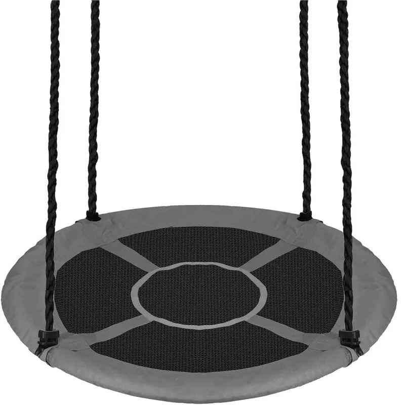 Leagan tip cuib 110cm, inaltime reglabila, 150 kg, Gri