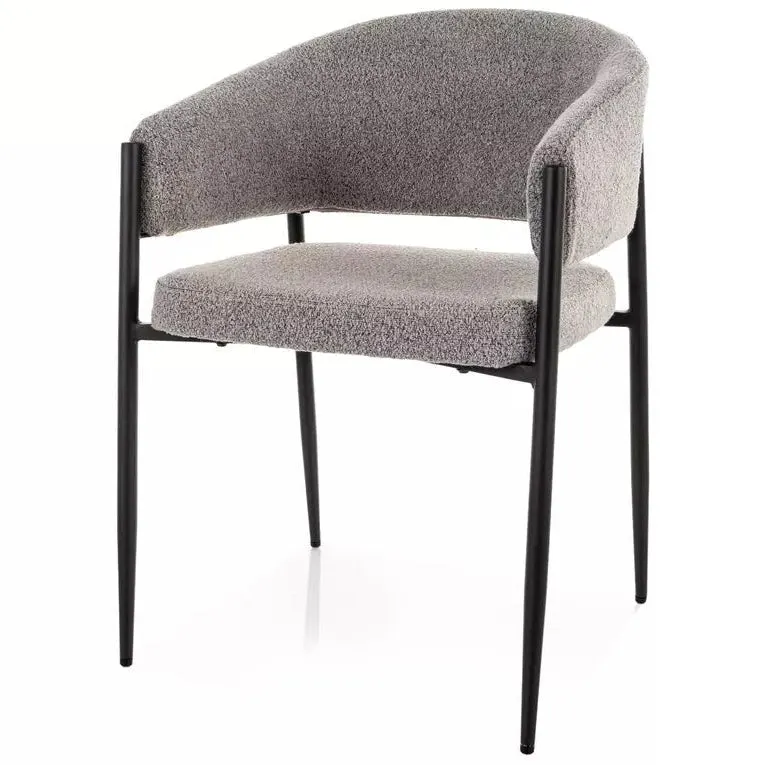 Scaun VERCILA BLACK LEGS - Grey