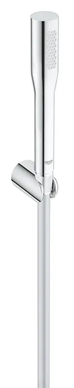 Set para de dus Grohe 27459000, 55 mm, 1.5 m, 216 mm, 1 functii, 1 2 racord, sistem anticalcar, Crom