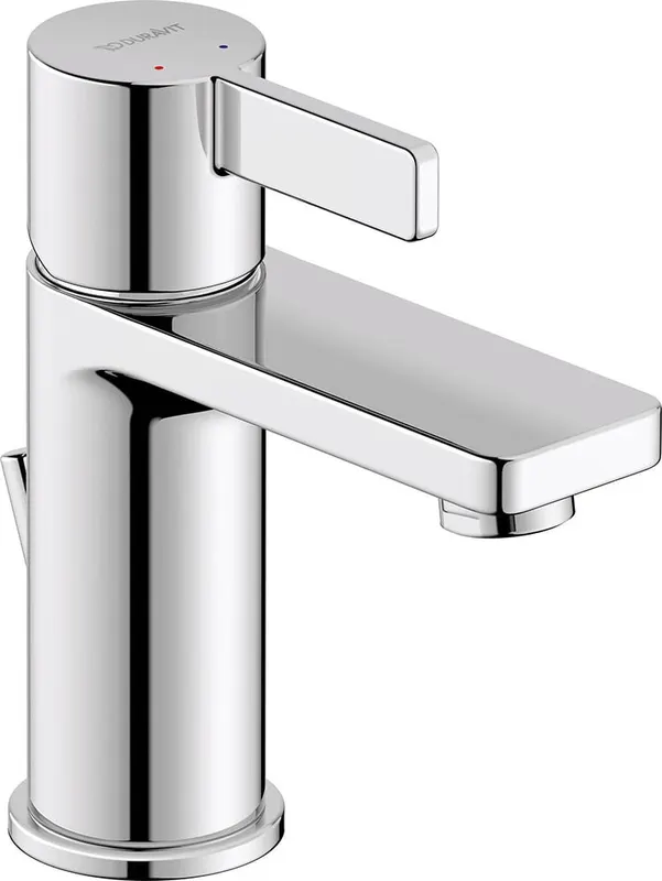 Baterie lavoar Duravit DE1010001010, 35 mm, 5 l min, 0.8 bar, 161 mm, 139 mm, 434 mm, 1 orificii instalare, Crom