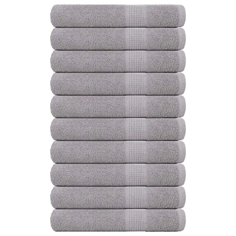Prosoape frogn 10 buc., gri, 100x200 cm, 360 g/m2