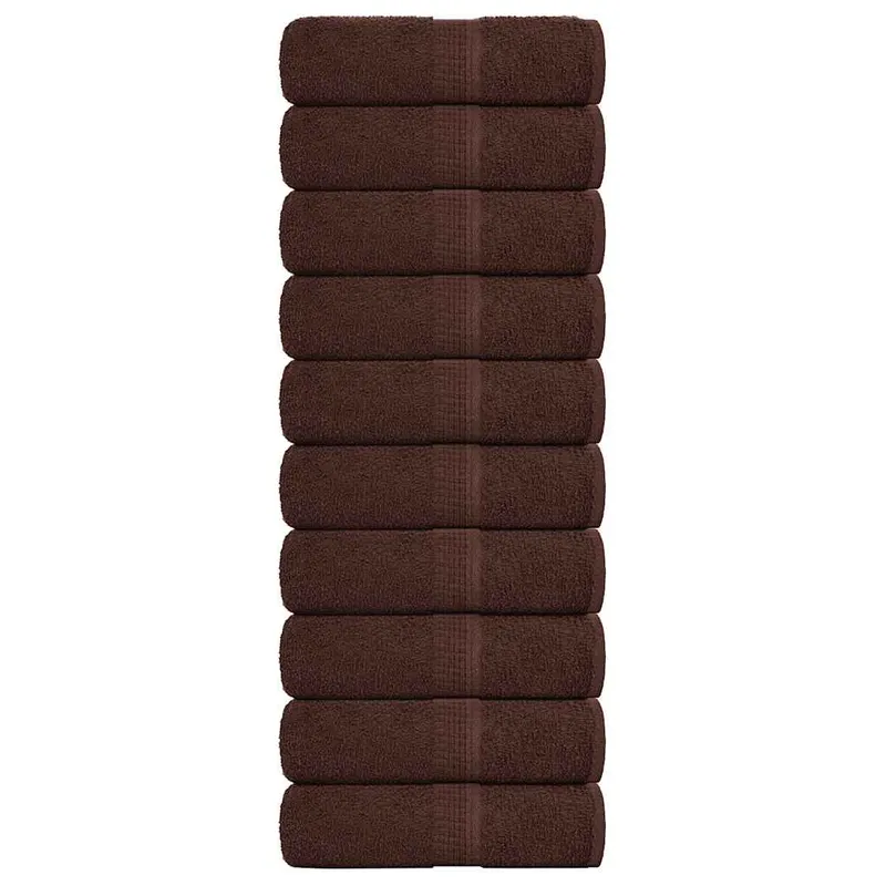 Prosoape de oaspeti, frogn, 10 buc., maro, 30x50 cm, 360 g/m2