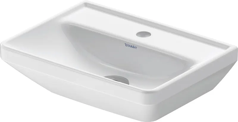 Lavoar Duravit 0738450041, D-Neo, montaj pe perete, zona montaj interior, elemente fixare ascunse, alb