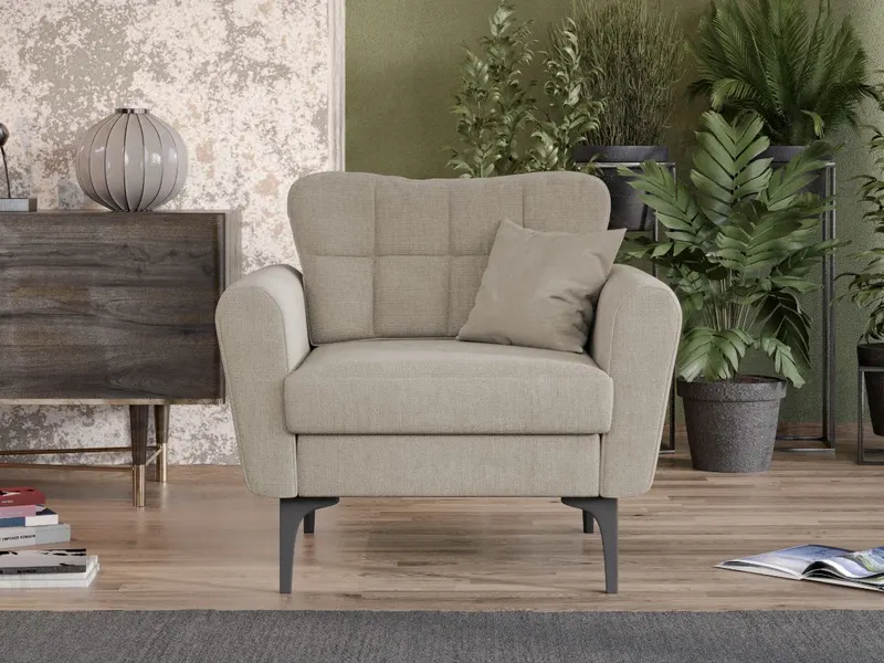 Fotoliu Vibe Crem — imaginea 2